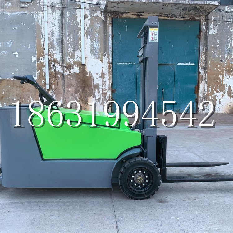 西平县小型电动叉车1吨2吨步行站驾式电瓶堆高充电装卸车液压升降车铲车